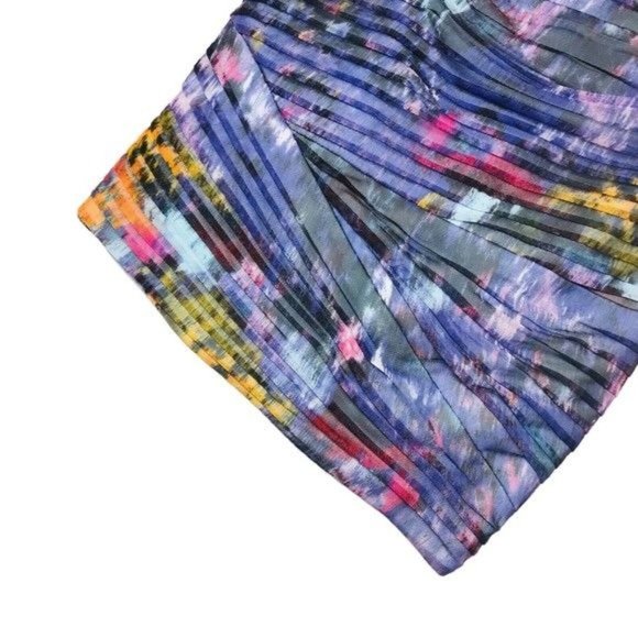 BCBGMAXAZRIA Kameron Watercolor Removable Strap Mini Dress Size 4 - Picture 5 of 10